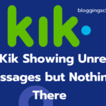 Fix Kik Showing Unread Messages but None There
