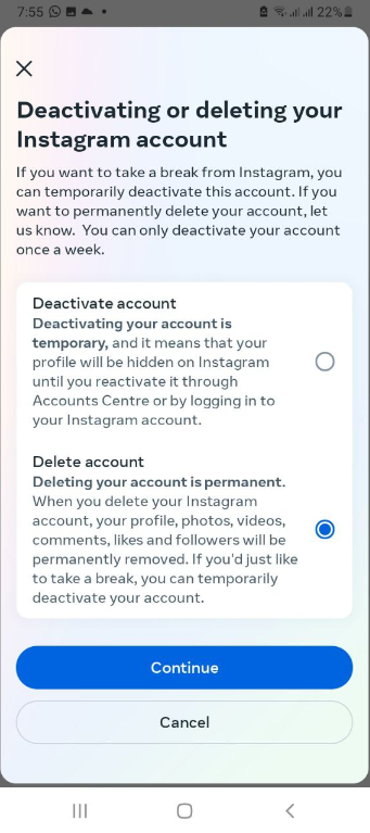 How to Deactivate or Delete Threads Account Permanently - Delete Account
