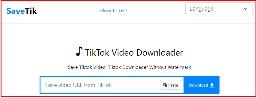Fix TikTok Bookmarked Videos gone - Use a TikTok Downloader Website