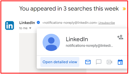 How to fix LinkedIn Not Receiving Verification Code Email - Add linkedin to your contacts