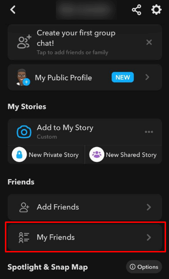 Snapchat friend request not showing or disappeared 