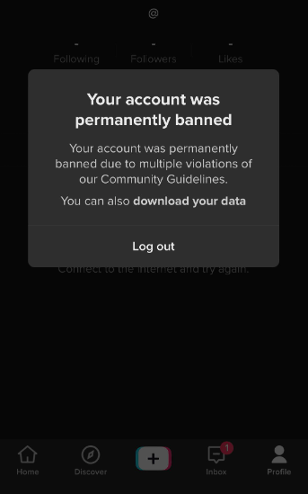 How to Recover a Temporarily Banned TikTok Account 2