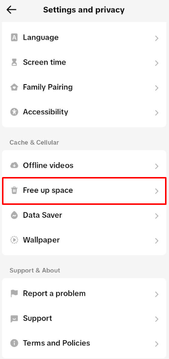 How to Fix TikTok Live Option Not Showing - clear cache