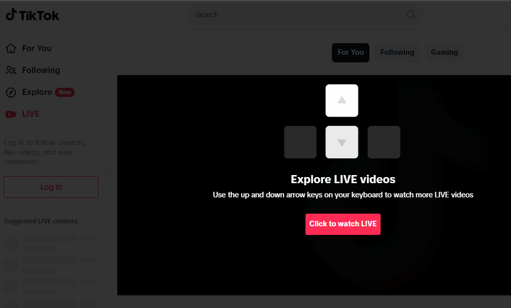 How To Watch TikTok Live Without an Account 4