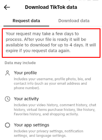 Fixes for TikTok Data File Empty