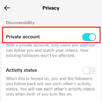 How to Fix TikTok Follow Request Not Working - use public account