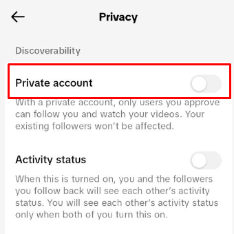 How to Fix TikTok Follow Request Not Working - use public account