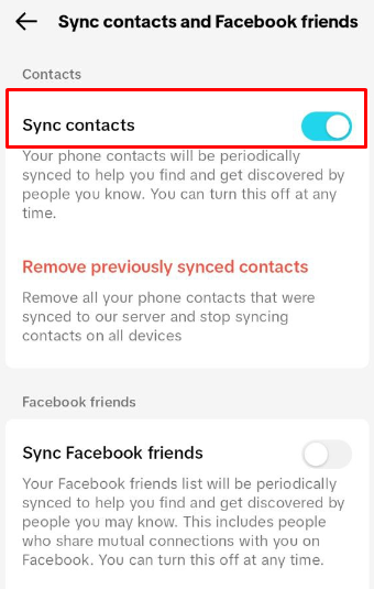 How to sync your contacts on TikTok