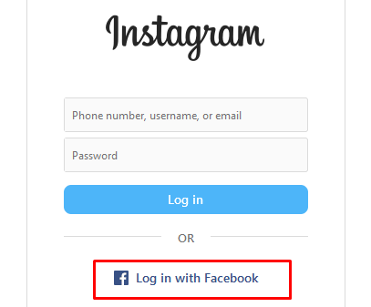 "We Have Encountered An Error While Resetting Your Password. Please Try Again" on Instagram - log in with Facebook